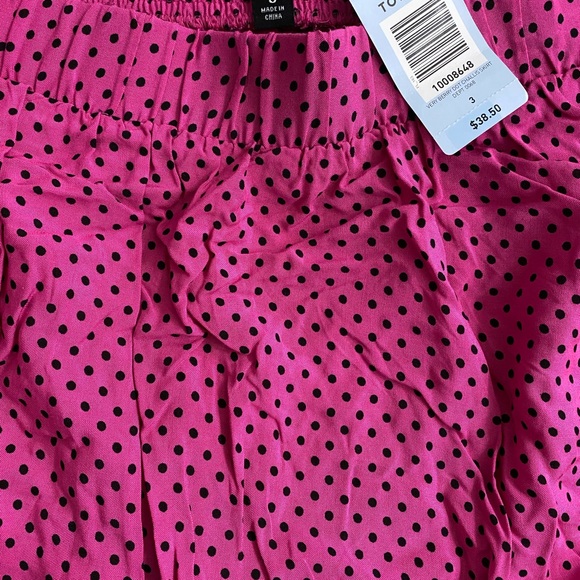 Pink polka dot skirt plus size - Picture 3 of 3